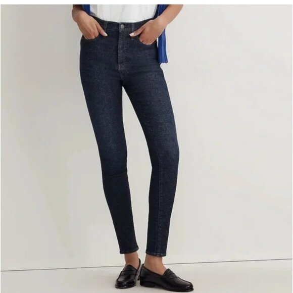Madewell 10" High-Rise Skinny Jeans in Bensley Wash - Picture 2 of 11